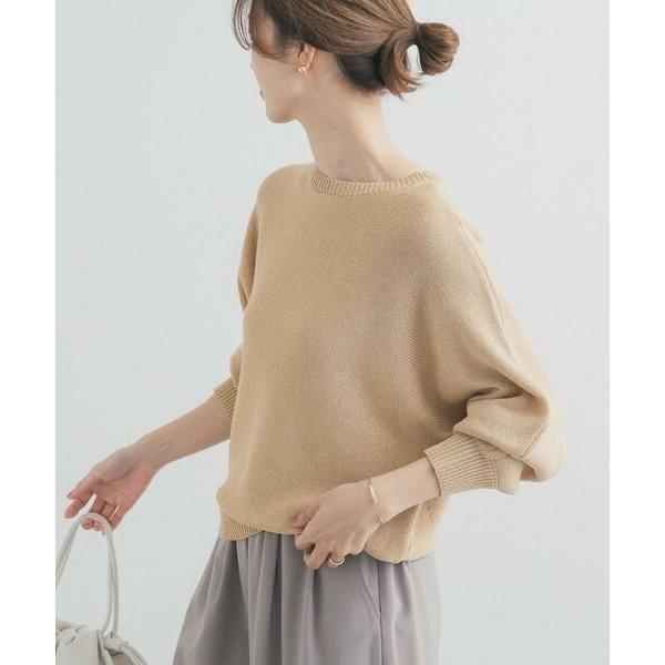 DOORS リネン混スラブドルマンニット　オフホワイト　新品未使用　タグ付き URBAN RESEARCH DOORS（アーバンリサーチドアーズ） URBAN RESEARCH