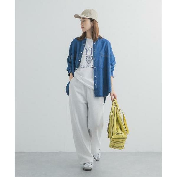 DOORS デニムバンドカラーシャツ アーバンリサーチ ドアーズ URBAN RESEARCH DOORS デニムバンドカラー