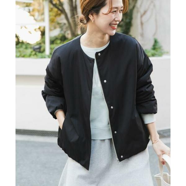 ギャザーノーカラーブルゾン　URBAN RESEARCH DOORS アーバンリサーチ ドアーズ URBAN RESEARCH DOORS ギャザーノーカラー
