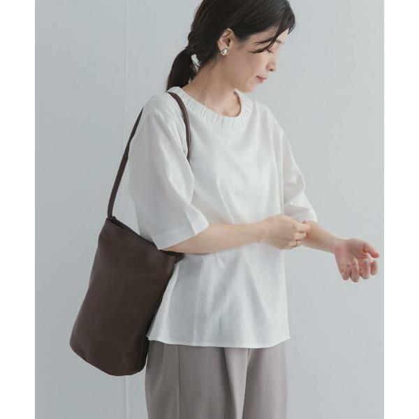 美品 アーバンリサーチドアーズ レーヨンリネン2WAYリボンブラウス 麻 