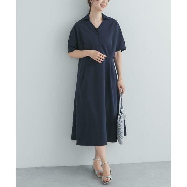 AP STUDIO リネン Ｖネック ドルマン半袖ワンピース URBAN RESEARCH DOORS（アーバンリサーチドアーズ） URBAN RESEARCH