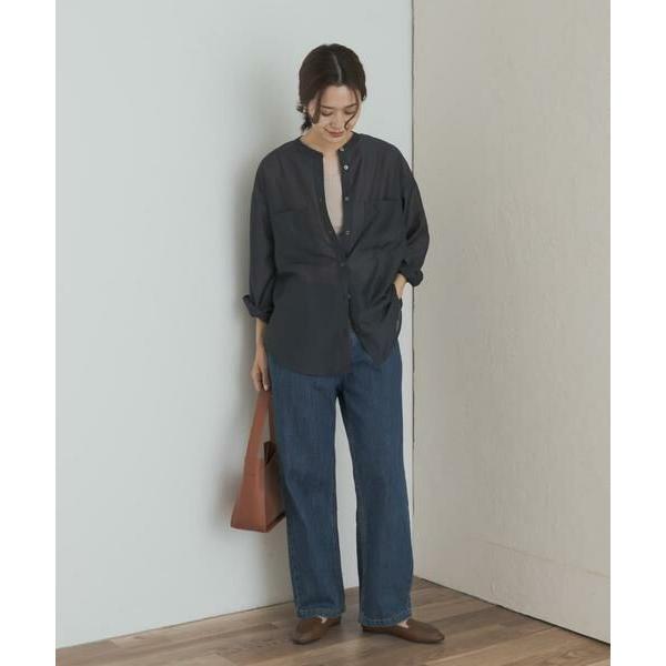 新品タグ付◇ DOORS シアーデニムシャツ INDIGO アーバン