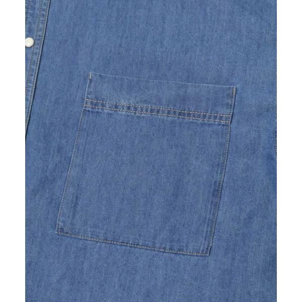 デニムバンドカラーシャツ　 アーバンリサーチドアーズ URBAN RESEARCH DOORS / アーバンリサーチ ドアーズ デニム
