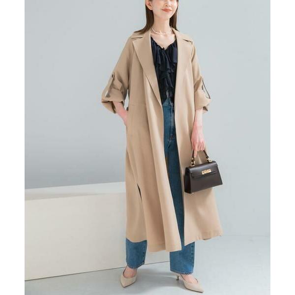 カシミア混 URBAN RESEARCH ROSSO ガウンフードコート URBAN RESEARCH ROSSO WOMEN（アーバンリサーチ ロッソ）の「ガウン