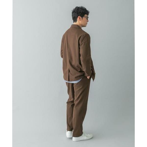 【新品】アーバンリサーチロッソ ストライプスーツ ウールリネン 48 日本製 URBAN RESEARCH ROSSO（アーバンリサーチ ロッソ） URBAN RESEARCH