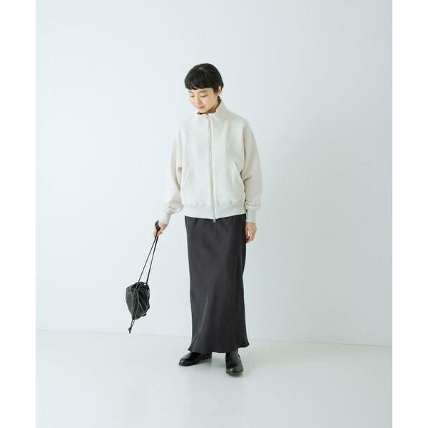 【タグ付新品】かぐれ　コットンスウェットスタンドジップ　オートミール かぐれ｜コットンスウェットスタンドジップ | Rakuten Fashion(楽天