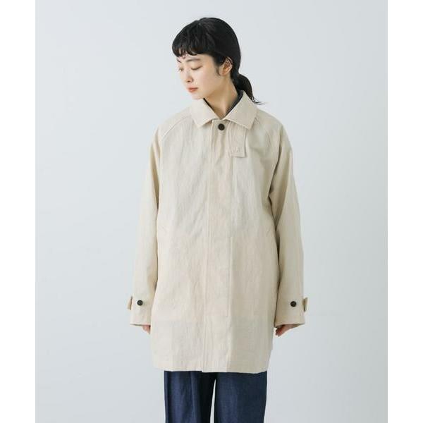 かぐれ　コットンバッグタックショートコート　アイボリー かぐれ｜コットンバックタックショートコート | Rakuten Fashion(楽天