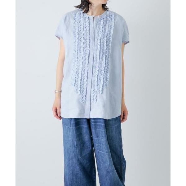 かぐれ かぐれ / かぐれ リネンフリルフレンチシャツ : タカシマヤ