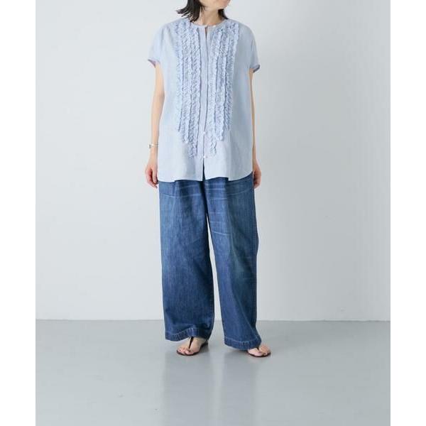 かぐれ かぐれ / かぐれ リネンフリルフレンチシャツ : タカシマヤ