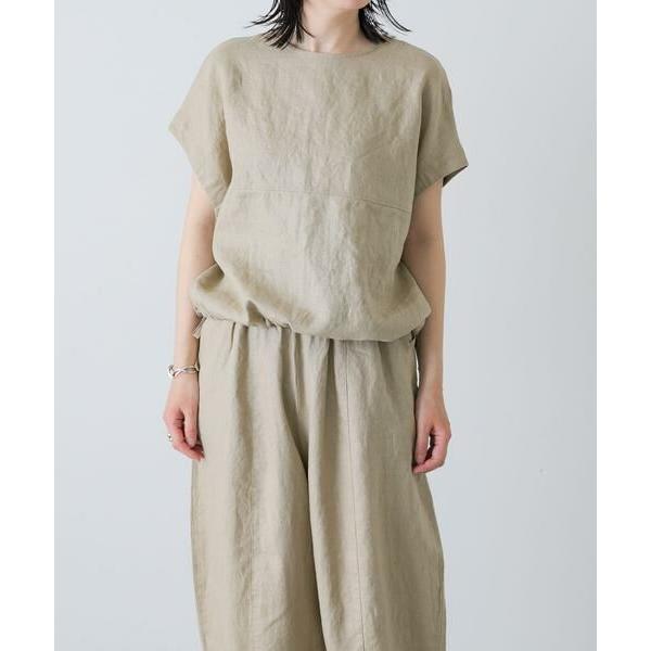 美品　かぐれ リネンサークルプルオーバー ベージュ Free かぐれ かぐれ / かぐれ リネンサークルプルオーバー : タカシマヤ