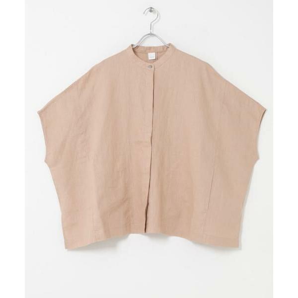 新品未使用　かぐれ　リネンスクエアケープシャツ かぐれ かぐれ / かぐれ リネンスクエアケープシャツ : タカシマヤ