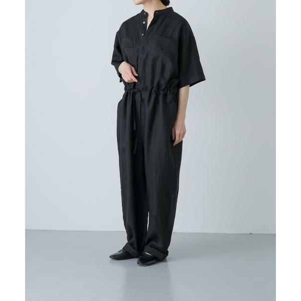 かぐれ / かぐれ リネンハーフスリーブオールインワンの画像