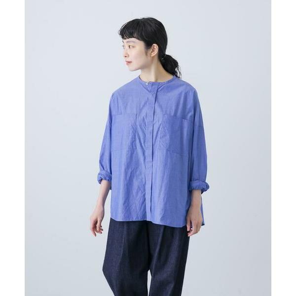 新品　かぐれ　2025　コットンダブルポケットワイドシャツ　トップス　秋冬　長袖 かぐれ / コットンダブルポケットワイドシャツ : タカシマヤ