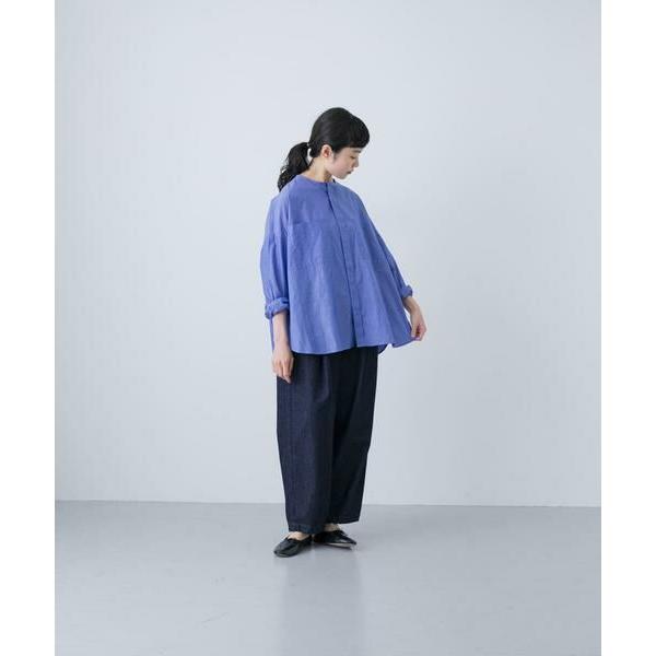 新品　かぐれ　2025　コットンダブルポケットワイドシャツ　トップス　秋冬　長袖 かぐれ / コットンダブルポケットワイドシャツ : タカシマヤ