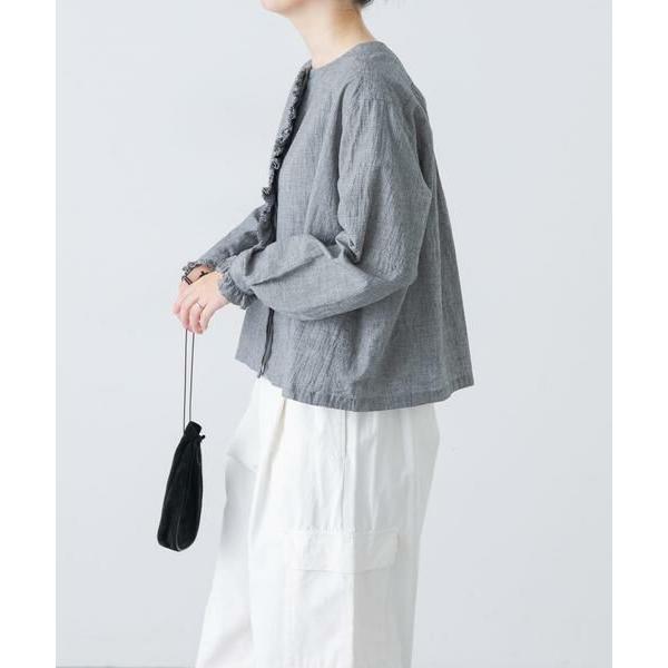 かぐれ / ワッシャーフリルブラウス : タカシマヤファッション