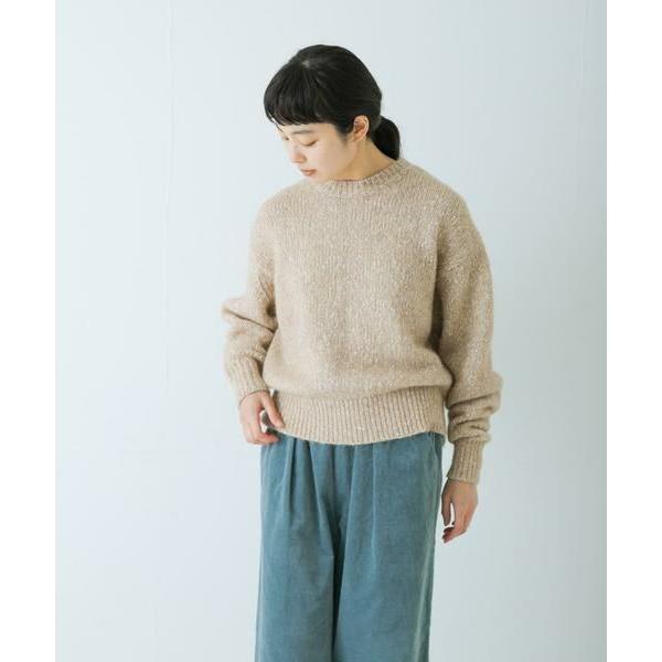 かぐれ かぐれ / かぐれ コットンアルパカクルーネックニット