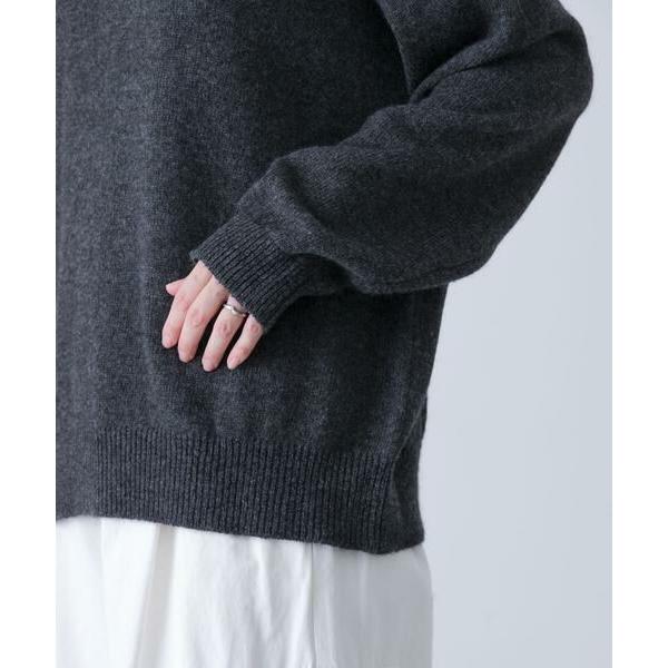 新品タグ付き　かぐれ　ヤクウールVネックニット かぐれ｜ヤクウールVネックニット - かぐれ(カグレ) | キナリノモール