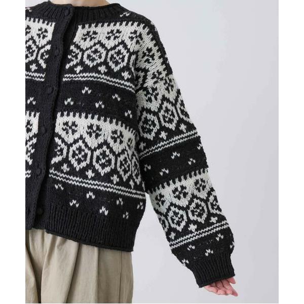 新品タグ付き　かぐれ　ペルーノルディックカーディガン　アーバンリサーチドアーズ 新品タグ付き かぐれ ペルーノルディックカーディガン アーバン