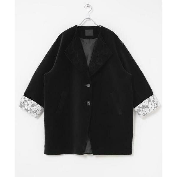 ⭐️完売商品⭐️KBF ベロアBIGジャケット ブラック KBF（ケービーエフ） ベロアBIGジャケット : タカシマヤファッション