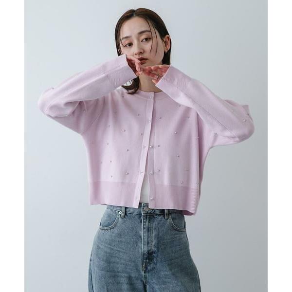 新品 SENSE OF PLACE ボールビーズカーディガン SENSE OF PLACE by URBAN RESEARCH SENSE OF PLACE by URBAN RESEARCH