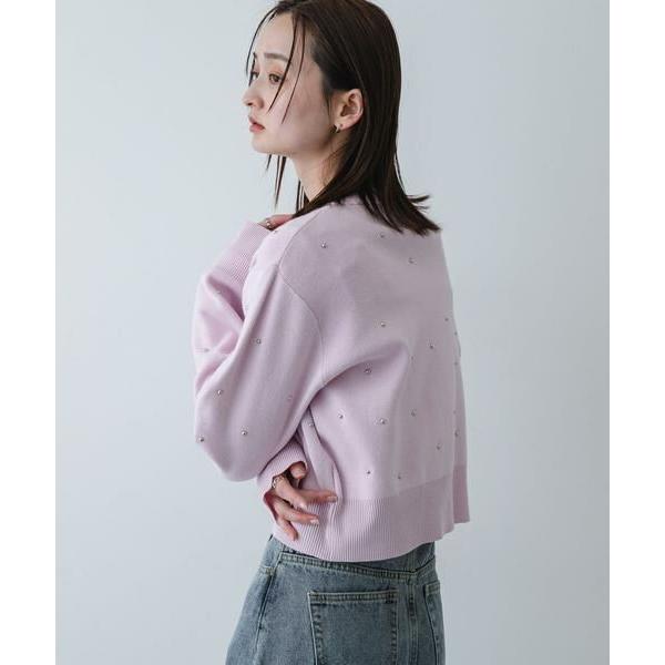 新品 SENSE OF PLACE ボールビーズカーディガン SENSE OF PLACE by URBAN RESEARCH SENSE OF PLACE by URBAN RESEARCH