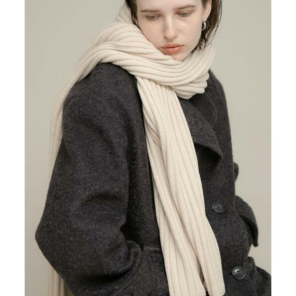 リバーシブルリブニットマフラー URBAN RESEARCH Sonny Label / サニーレーベル リブニットマフラー