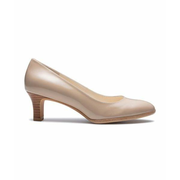 REGAL（リーガル） F14J プレーンパンプス ベージュエナメル パンプス