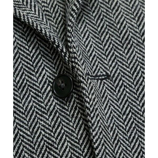 Brooks Brothers / ブルックス ブラザーズ ウール ツイード ヘリンボーンストライプ 段返り３釦コンフォートサックジャケット Traditionalの画像