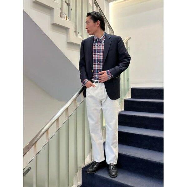 Brooks Brothers / ブルックス ブラザーズ トロフィーモヘア/ミラクルクリンプウール 段返り３釦ブレザー Traditionalの画像