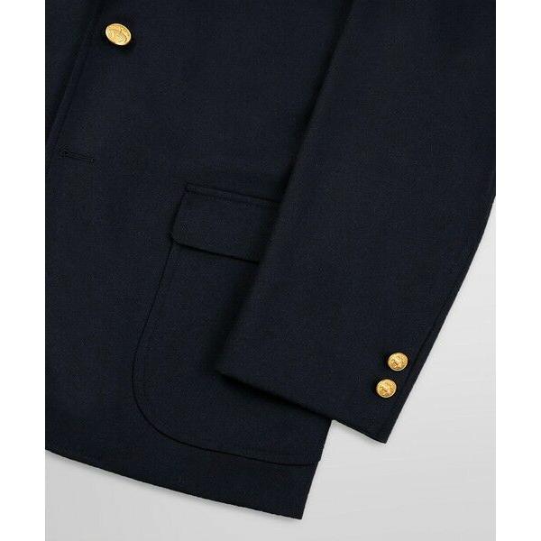 Brooks Brothers / ブルックス ブラザーズ ウール/カシミヤ フランネル 段返り３釦コンフォートサックブレザー Traditionalの画像