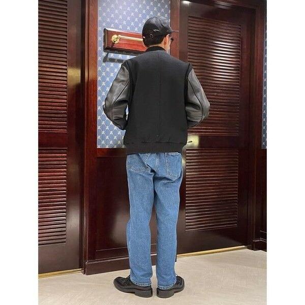 Brooks Brothers / ブルックス ブラザーズ ウール/カウレザー バーシティジャケットの画像