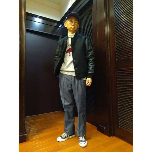 Brooks Brothers / ブルックス ブラザーズ ウール/カウレザー バーシティジャケットの画像