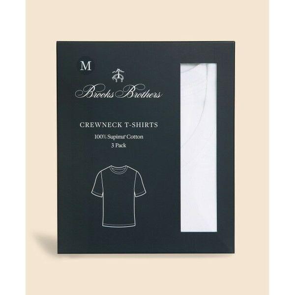 Brooks Brothers / ブルックス ブラザーズ スーピマコットン　GFロゴ　３パック　クルーネックＴシャツ　Traditional Fit