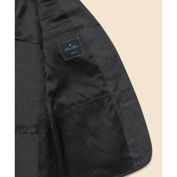 Brooks Brothers / ブルックス ブラザーズ ミラクルクリンプウール シャドーストライプ 段返り３釦スーツ TOKYO modelの画像