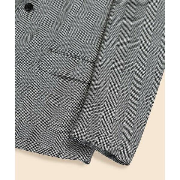 Brooks Brothers / ブルックス ブラザーズ ウール　グレンプラッド　シングル２釦　アンコンスーツ　Classic　Made by RING JACKETの画像