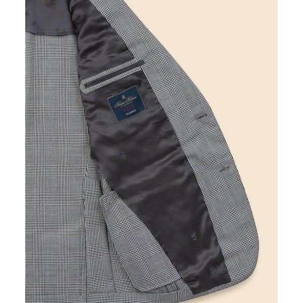 Brooks Brothers / ブルックス ブラザーズ ウール　グレンプラッド　シングル２釦　アンコンスーツ　Classic　Made by RING JACKETの画像