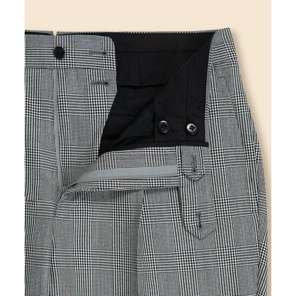Brooks Brothers / ブルックス ブラザーズ ウール　グレンプラッド　シングル２釦　アンコンスーツ　Classic　Made by RING JACKETの画像