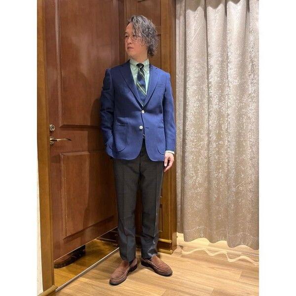 Brooks Brothers / ブルックス ブラザーズ ウール／モヘア　ホップサック　２釦アンコンジャケット　Classicの画像