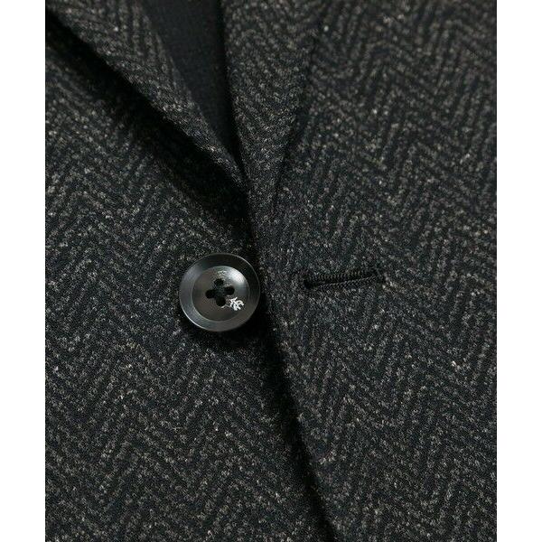 Brooks Brothers / ブルックス ブラザーズ コットンブレンド ジャージーヘリンボーン 段返り３釦サックジャケット Classicの画像