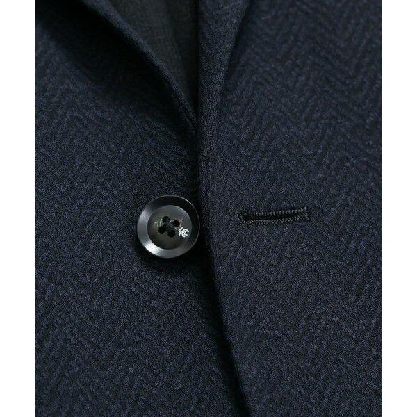 Brooks Brothers / ブルックス ブラザーズ コットンブレンド ジャージーヘリンボーン 段返り３釦サックジャケット Classicの画像