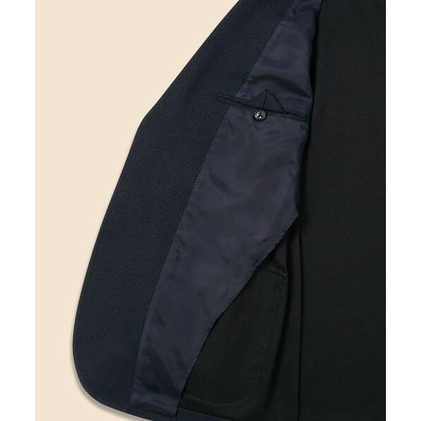 Brooks Brothers / ブルックス ブラザーズ コットンブレンド ジャージーヘリンボーン 段返り３釦サックジャケット Classicの画像