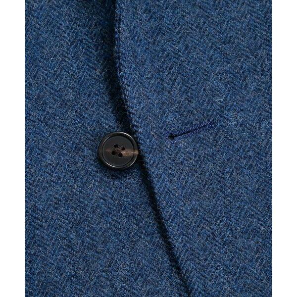 Brooks Brothers / ブルックス ブラザーズ シェットランドウール　ヘリンボーン　段返り３釦サックジャケット　Traditional　Made in USAの画像