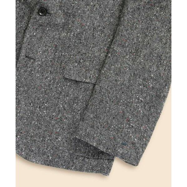 Brooks Brothers / ブルックス ブラザーズ ウールドネガルツイード　段返り3釦サックジャケット　Traditional　MadebyRINGJACKETの画像