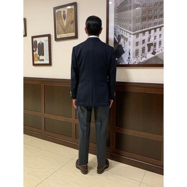 Brooks Brothers / ブルックス ブラザーズ ウール　ロイヤルオックスフォード　段返り３釦ブレザー　TOKYO modelの画像