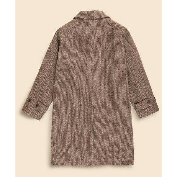 Brooks Brothers / ブルックス ブラザーズ ウール　ラージヘリンボーン　バルカラーコートの画像