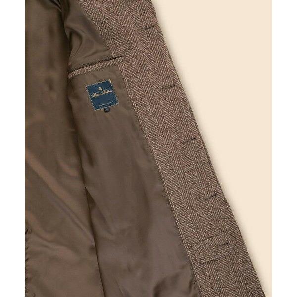 Brooks Brothers / ブルックス ブラザーズ ウール　ラージヘリンボーン　バルカラーコートの画像