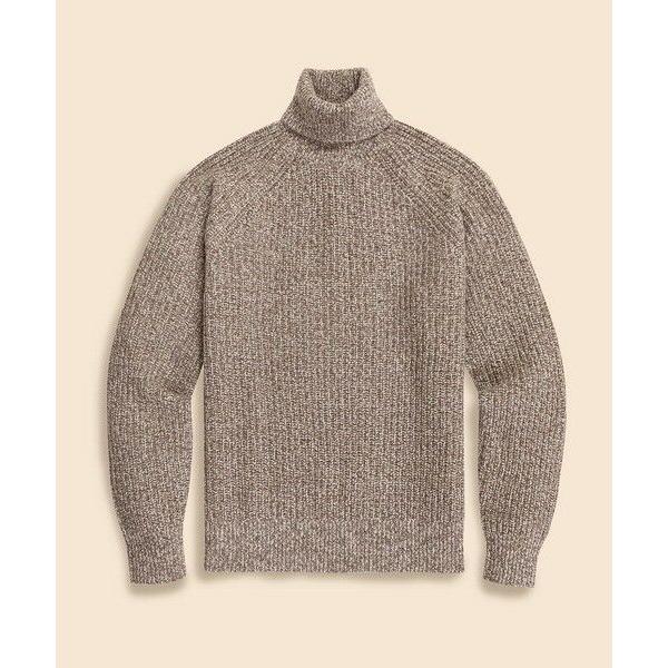 Brooks Brothers / ブルックス ブラザーズ ウール／カシミヤ　イングリッシュリブ　タートルネックセーター