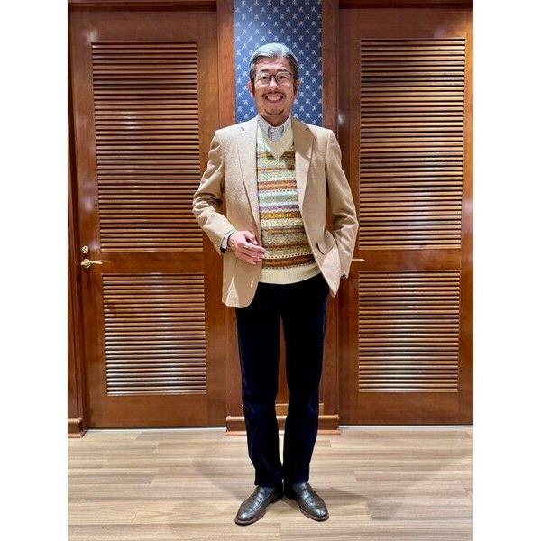 Brooks Brothers / ブルックス ブラザーズ ウール　フェアアイル　Vネックベスト　Made in UKの画像