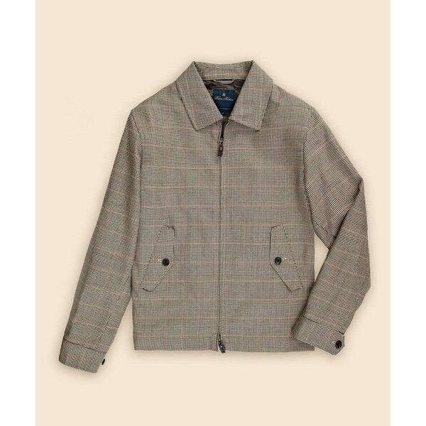 Brooks Brothers / ブルックス ブラザーズ ウール　ガンクラブチェック　ジップブルゾンの画像