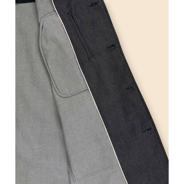 Brooks Brothers / ブルックス ブラザーズ ウール　デニム　ロングコートの画像
